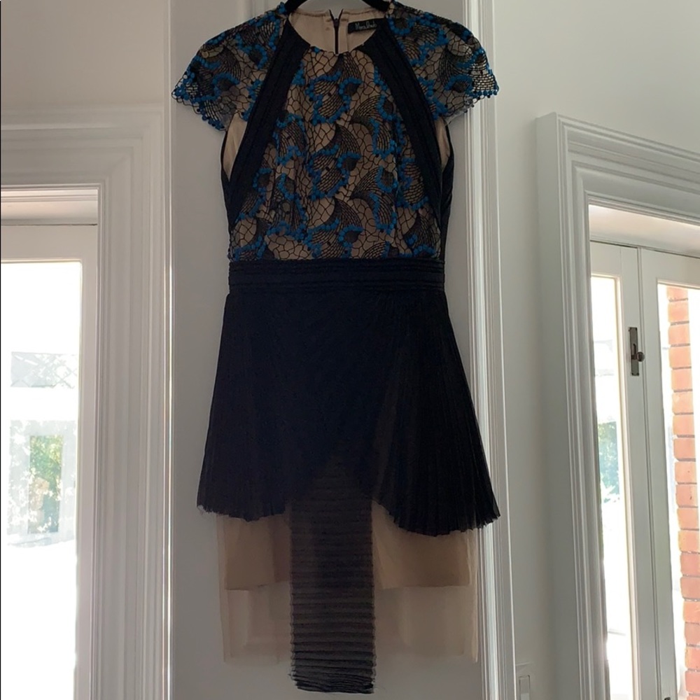 Marios Schwab lace and organza dress. Size 6